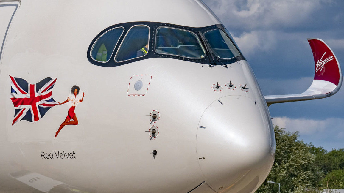 Virgin Atlantic unveils new Flying Icon on its Airbus A350