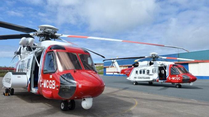 UK SAR Sikorsky S92 (Credit Bristow Helicopters)