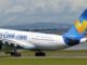 G-OMYT Lifts off from Cardiff to Orlando (Credit N Harding)