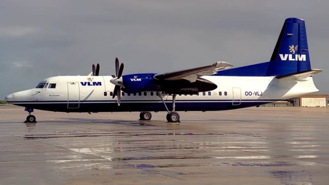 Fokker 50 VLM Airlines (Pedro Aragão / Wikimedia Commons)