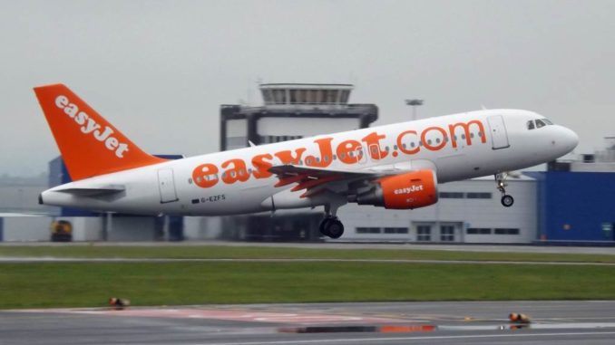 Easyjet Airbus at Cardiff Airport (Image: Aviation Wales)