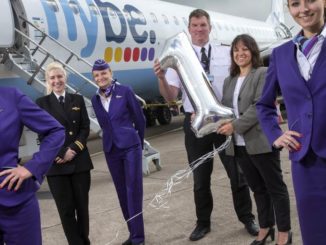 Flybe's 1st Birthday at Cardiff Airport (Image: Cardiff Airport/Flybe)