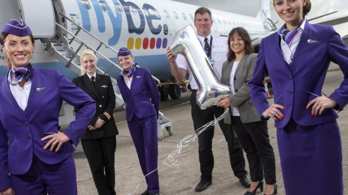 Flybe's 1st Birthday at Cardiff Airport (Image: Cardiff Airport/Flybe)