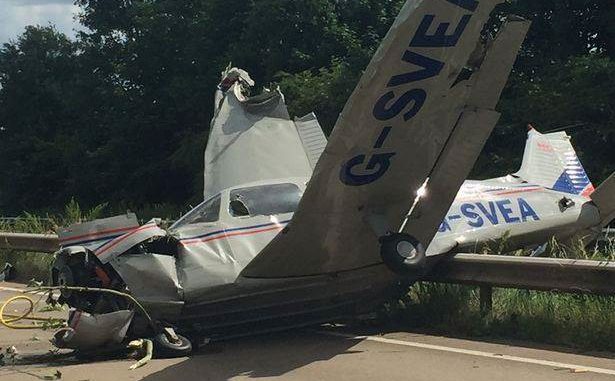 Piper PA28 G-SVEA (Image: Facebook/Gwent & Moore)