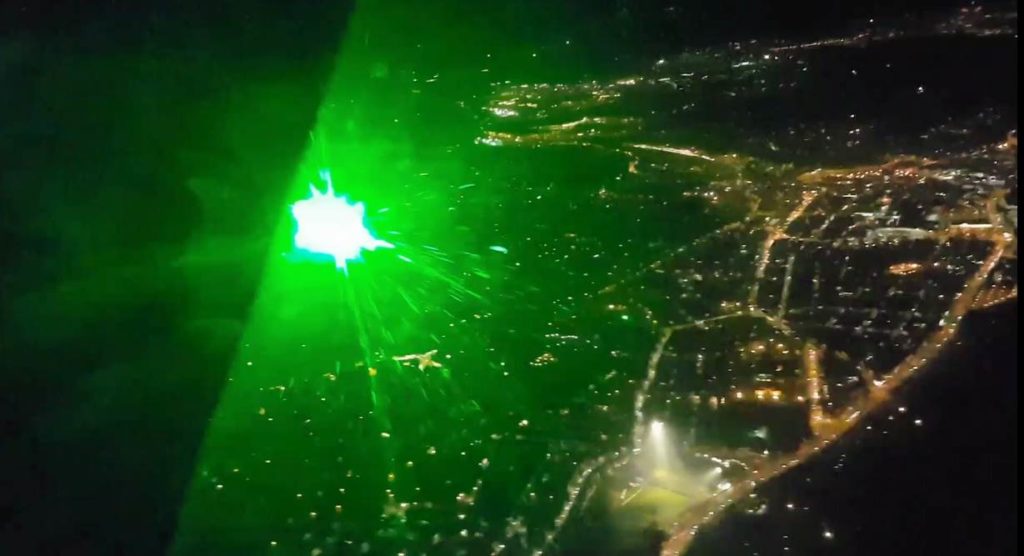 Wales Air Ambulance Laser attack (Image: Wales Air Ambulance)