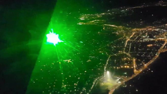 Wales Air Ambulance Laser attack (Image: Wales Air Ambulance)