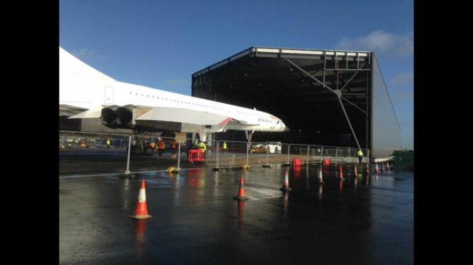 Concorde moves into its new home at Filton (Image: Steve Beal)
