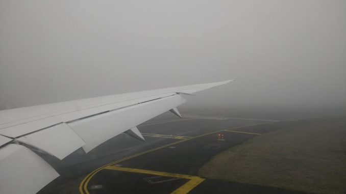 Runway in the fog (Image: Aviation Wales)
