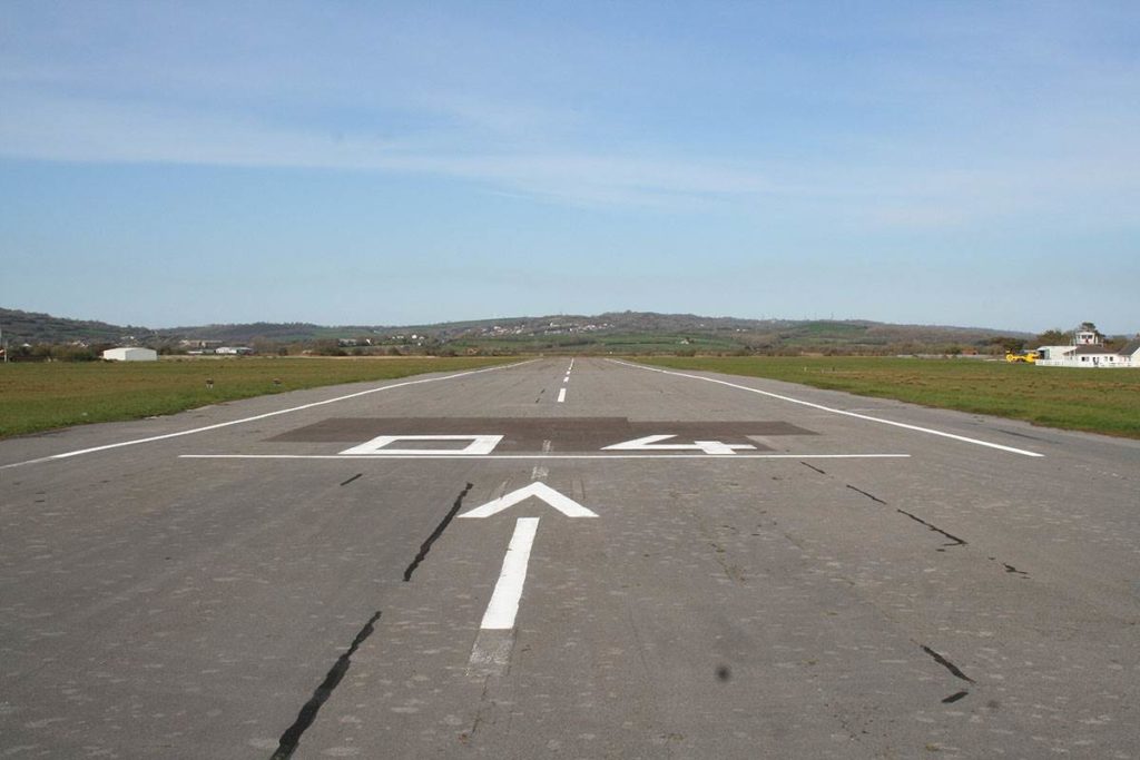 Pembrey Airport runway (Image: Winston Thomas / Pembrey Airport)