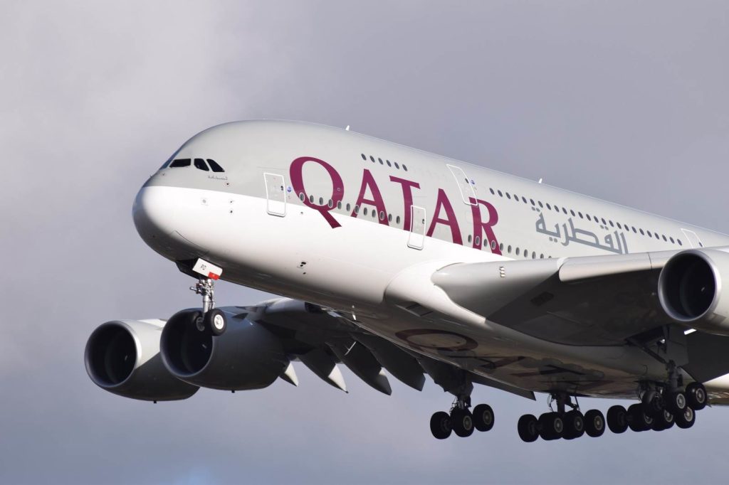 Qatar Airways A380 (Image: Aviation Wales)