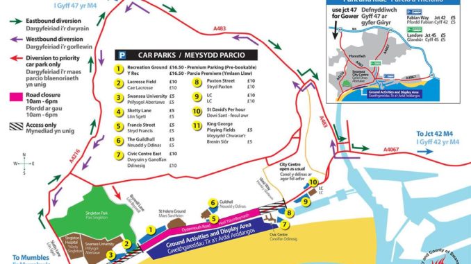 Airshow Visitors Map