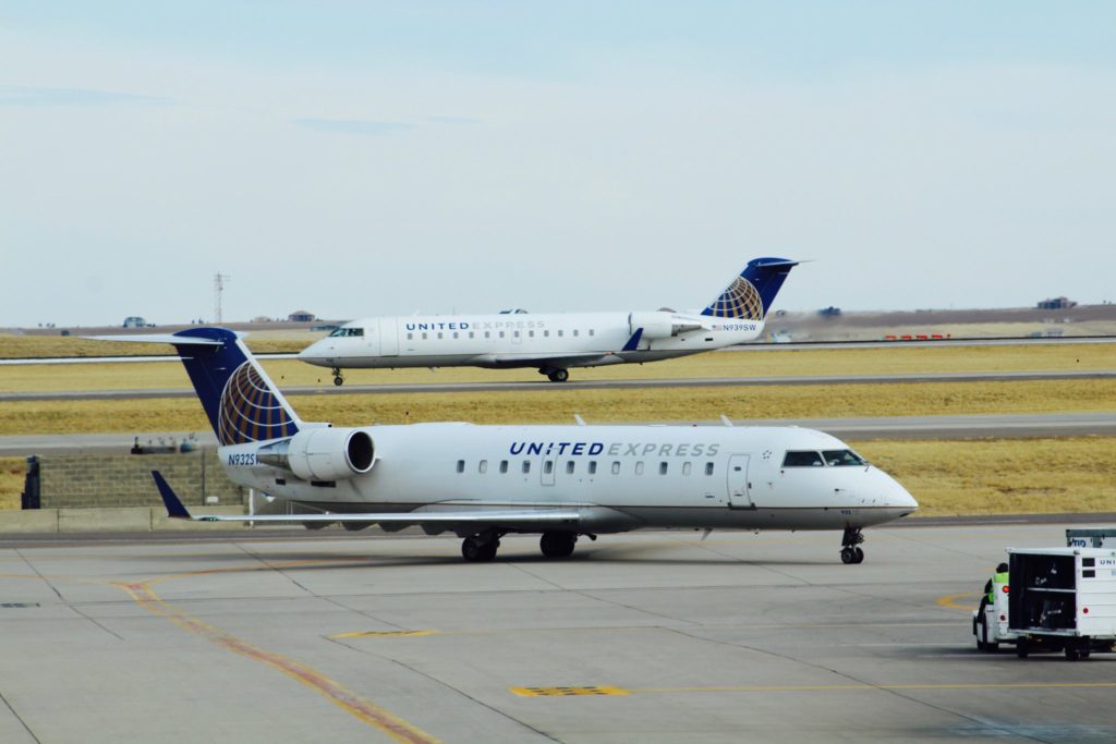 Bombardier CRJ 200 in use for United Express
