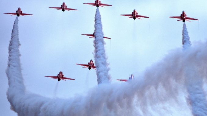 The Red Arrows at Barry Island (Image: Philip Dawson)