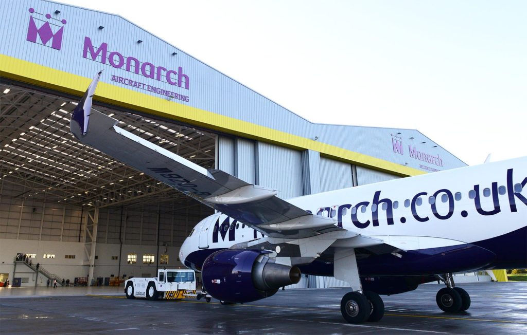 Monarch Aircraft Engineering seperates from collapsed holiday group