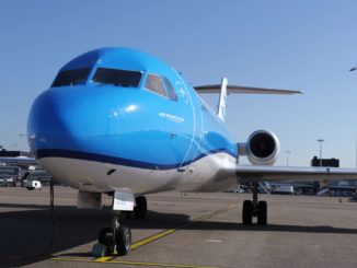 KLM carries out final fokker f70 flights
