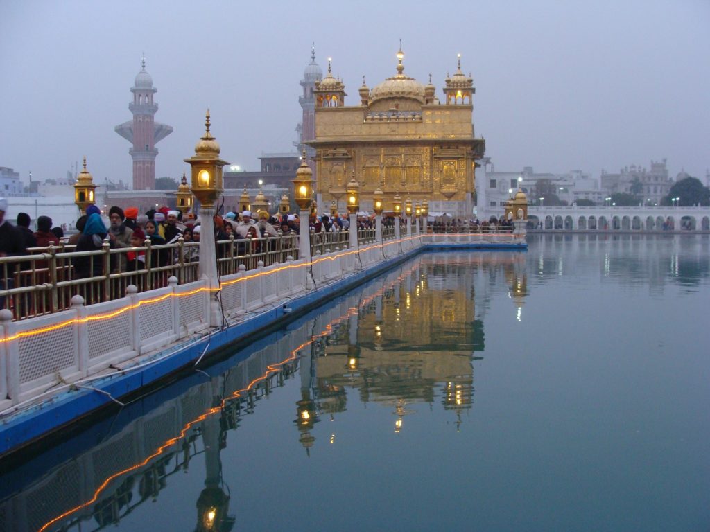 The Golden Temple at Amritsar