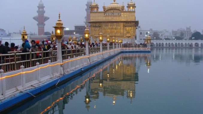 The Golden Temple at Amritsar