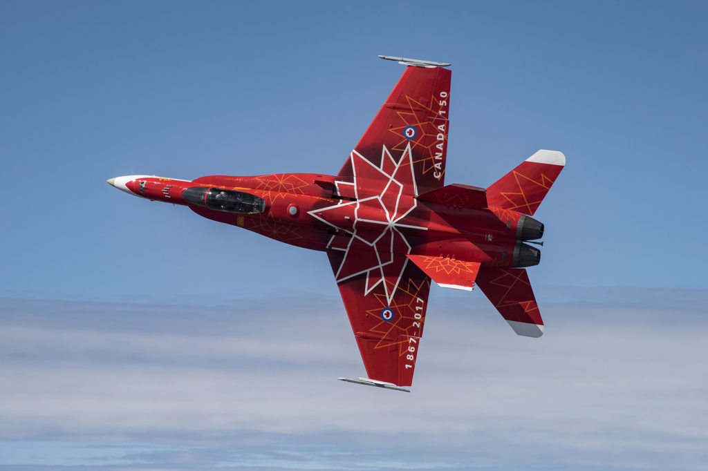 A Canadian CF-18 is the first aircraft to confirm for the 2018 Yeovilton Air Day.