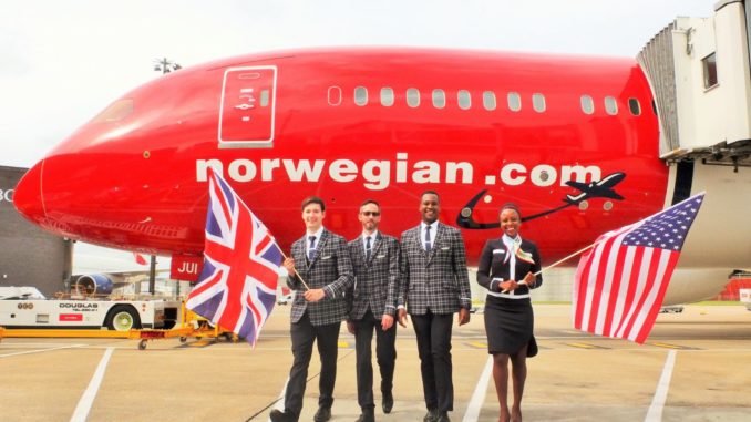 Norwegian flights to the US