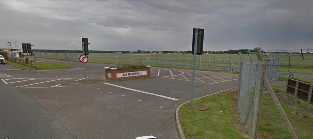 Shots fired at Suffolk air base