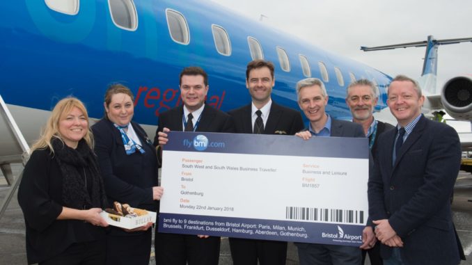 Bristol to Gothenburg flights get underway