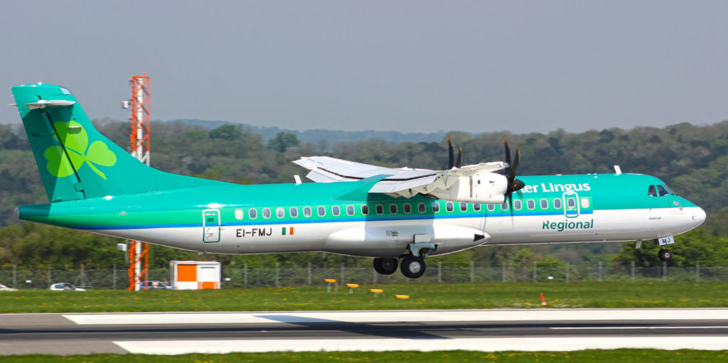 An Aer Lingus Regional flight operated by Stobart Air