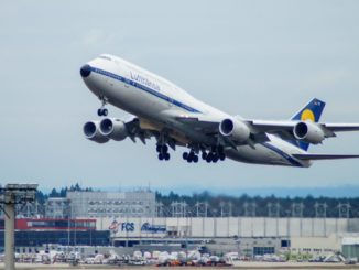 A Boeing 747-8i in Lufthansa Retro colours