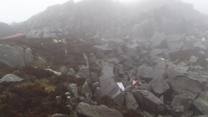 Rhinog Fawr crash site