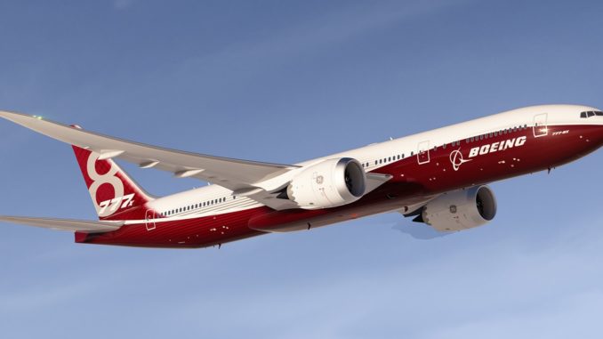 Boeing 777-8X (Image: Boeing)