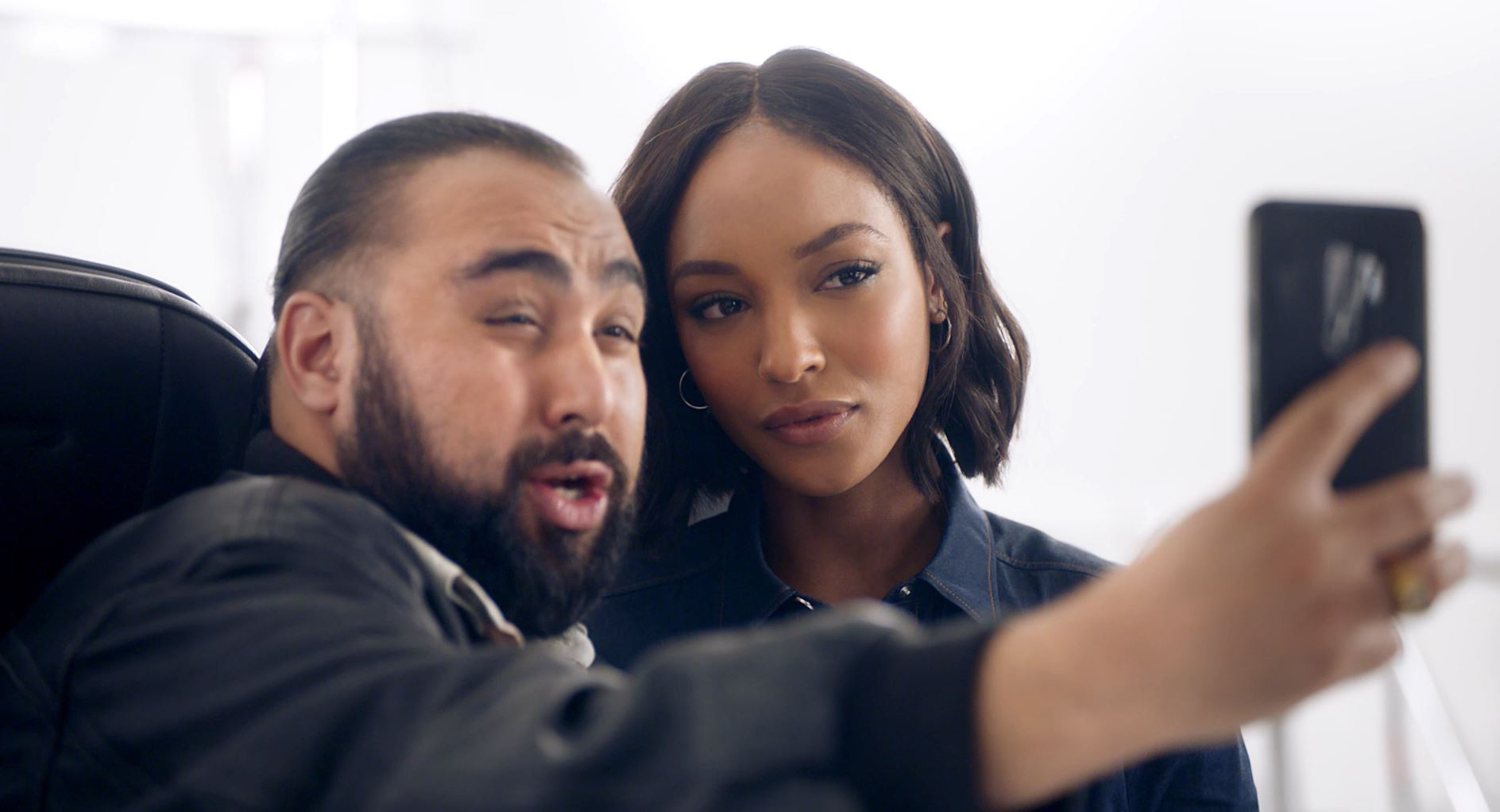 Jourdan Dunn auditions for BA Safety Video