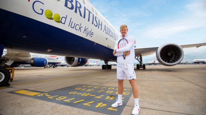 Good luck Kyle message from British Airways (Image: ba)