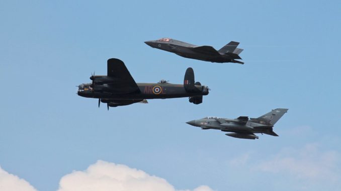 617 Squadron Flypast (Image: John Moore)