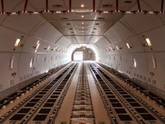 The Cargo Deck of Qatar Airways Boeing 747-8 (Image: Max Thrust Digital)