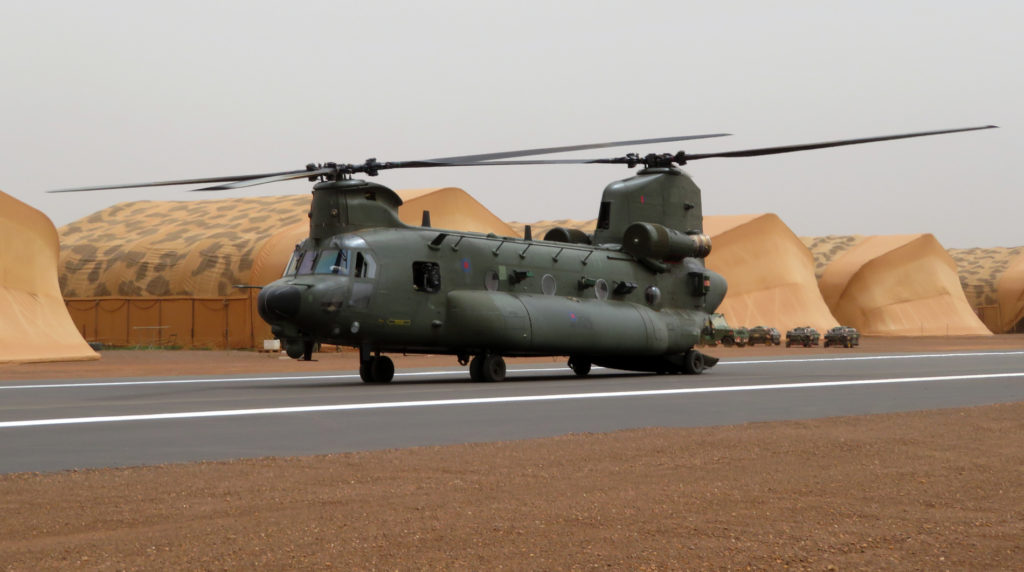British helicopters have arrived in West Africa as the UKs support to a key French counter-terrorism operation in Mali reaches its next phase. (Image: © Crown Copyright 2013)