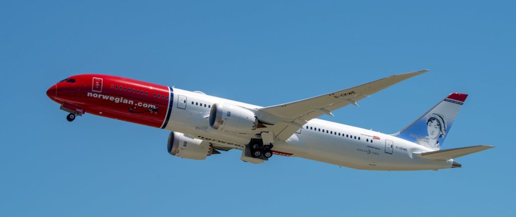 Norwegian Boeing 787 Jane Austen (Image: Atle Straume)