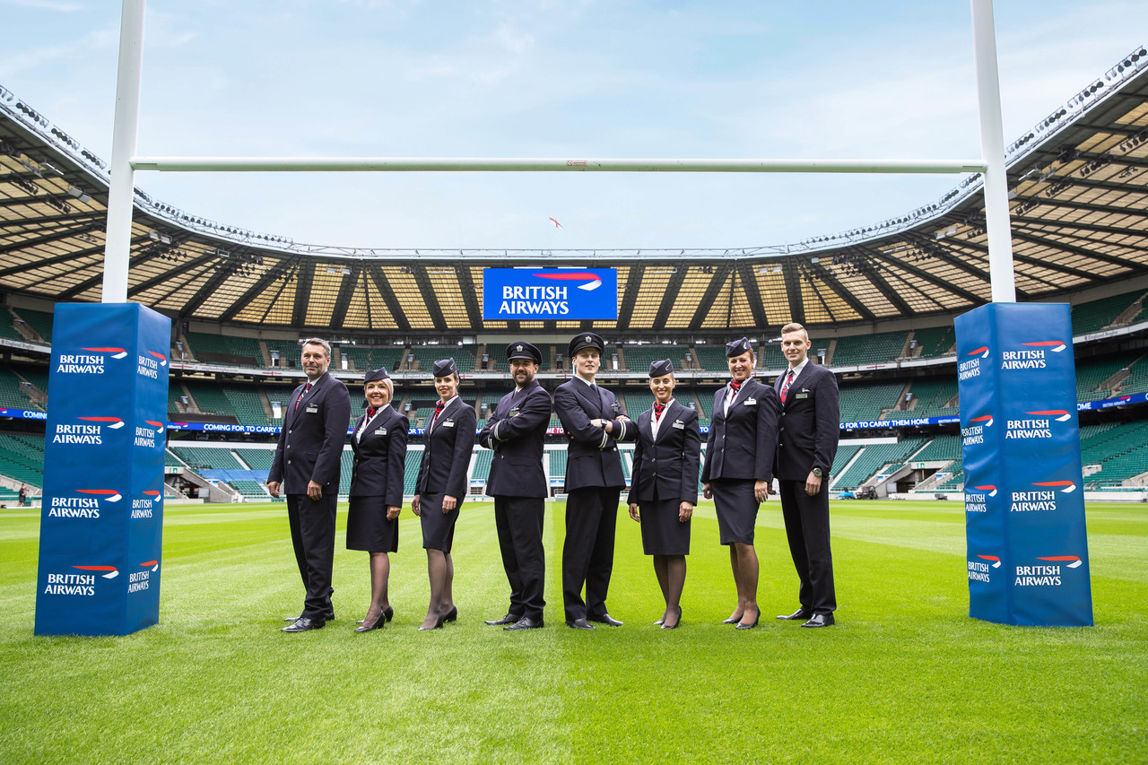 British Airways announced as Principal Partner to Twickenham Stadium and the Official Airline Partner to England Rugby