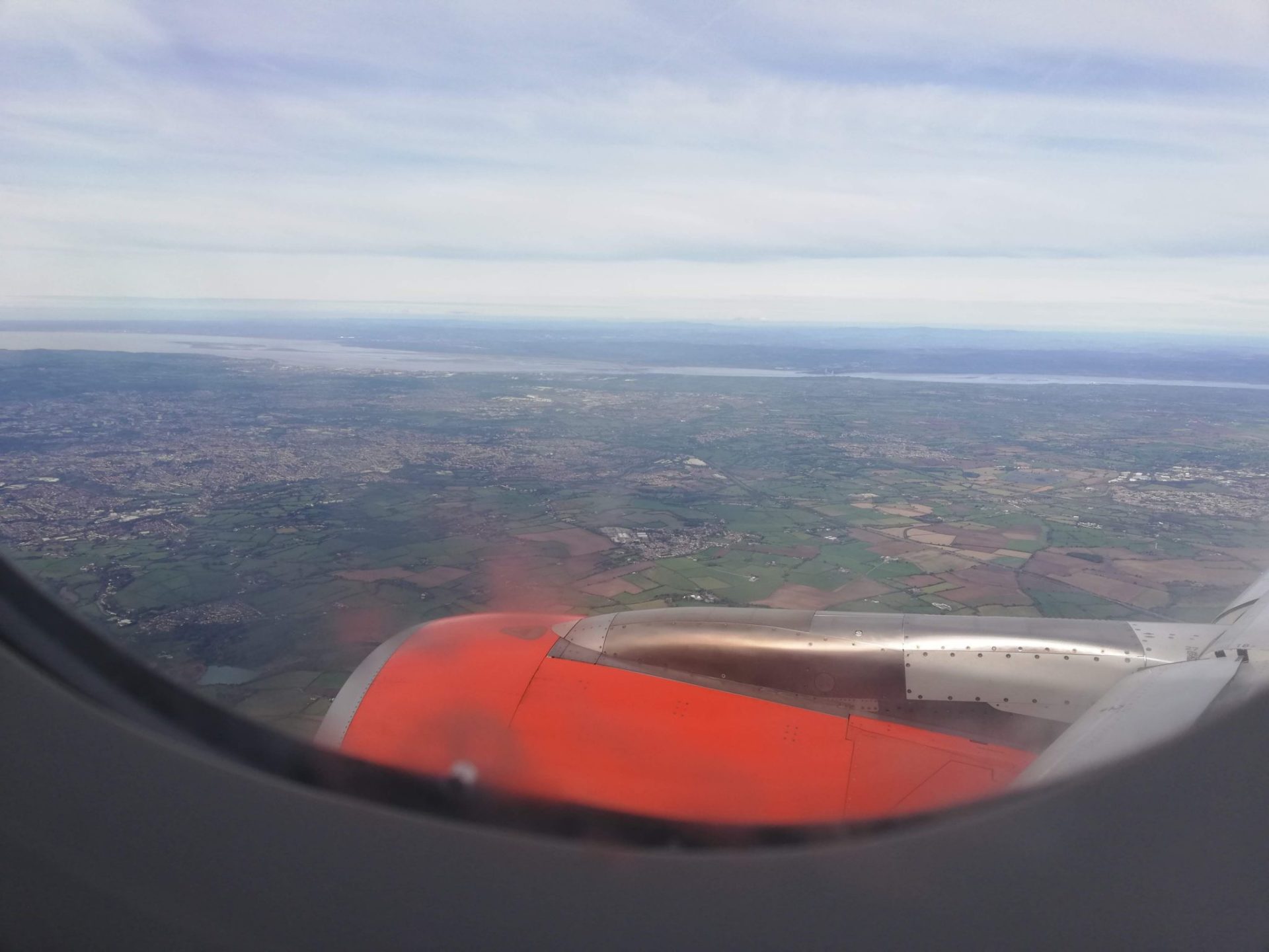 On Final approach to Bristol Airport