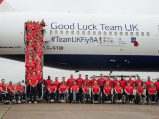 British Airways gave the UK’s Invictus Games Sydney 2018 squad, a heroes’ send off at Heathrow