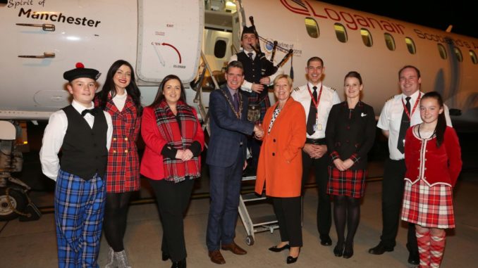 Loganair starts its Glasgow to Derry service