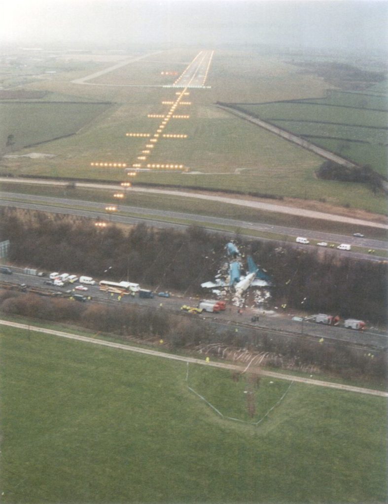 G-OBME Aerial photograph of crash site_(AAIB/OGL)
