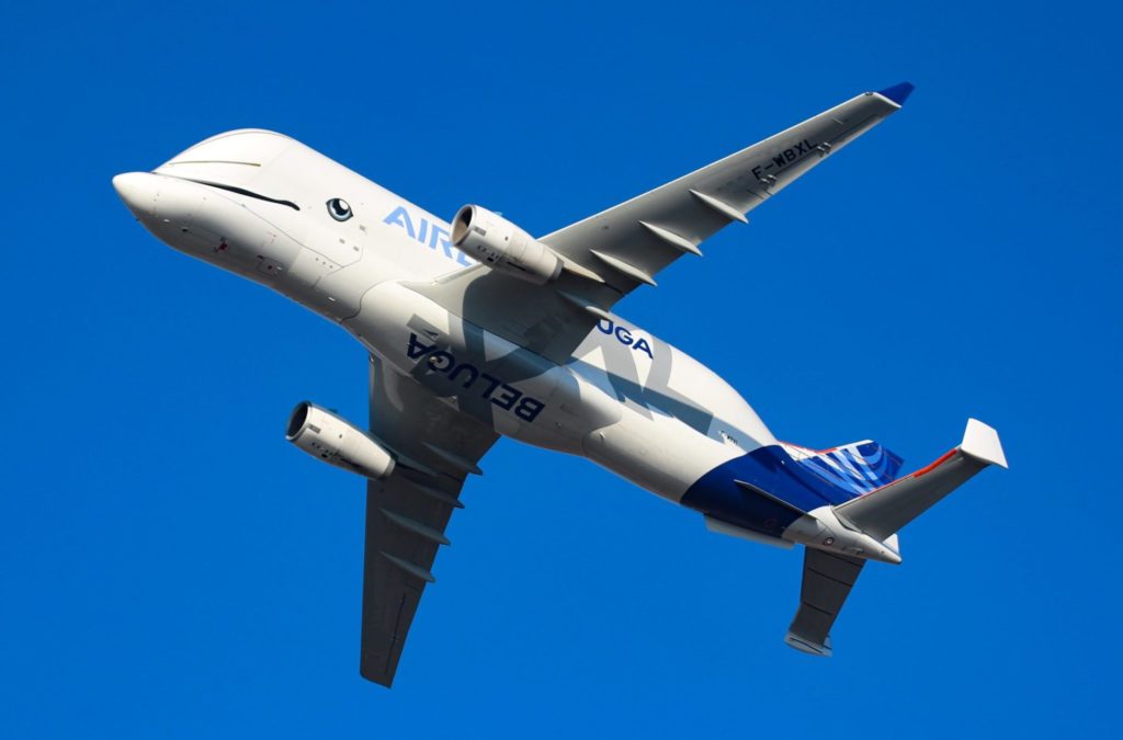 The BelugaXL showing off its whale characteristics (Image: UK Aviation Media)