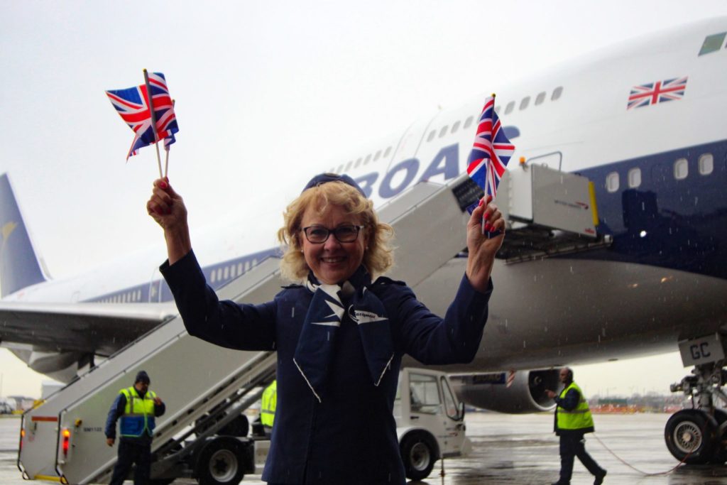 Not even rain could dampen the spirits (Image: Aviation Media Co.)