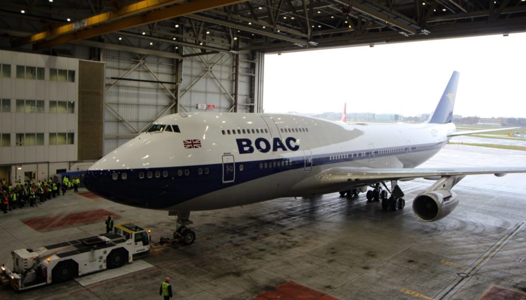 Into the hangar she goes to be prepared for her first flight to JFK (Image: Aviation Media Co.)