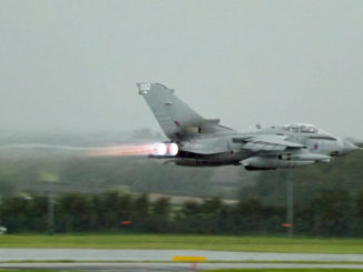 RAF Tornado at Cardiff Airport (Image: Aviation Media Co.)