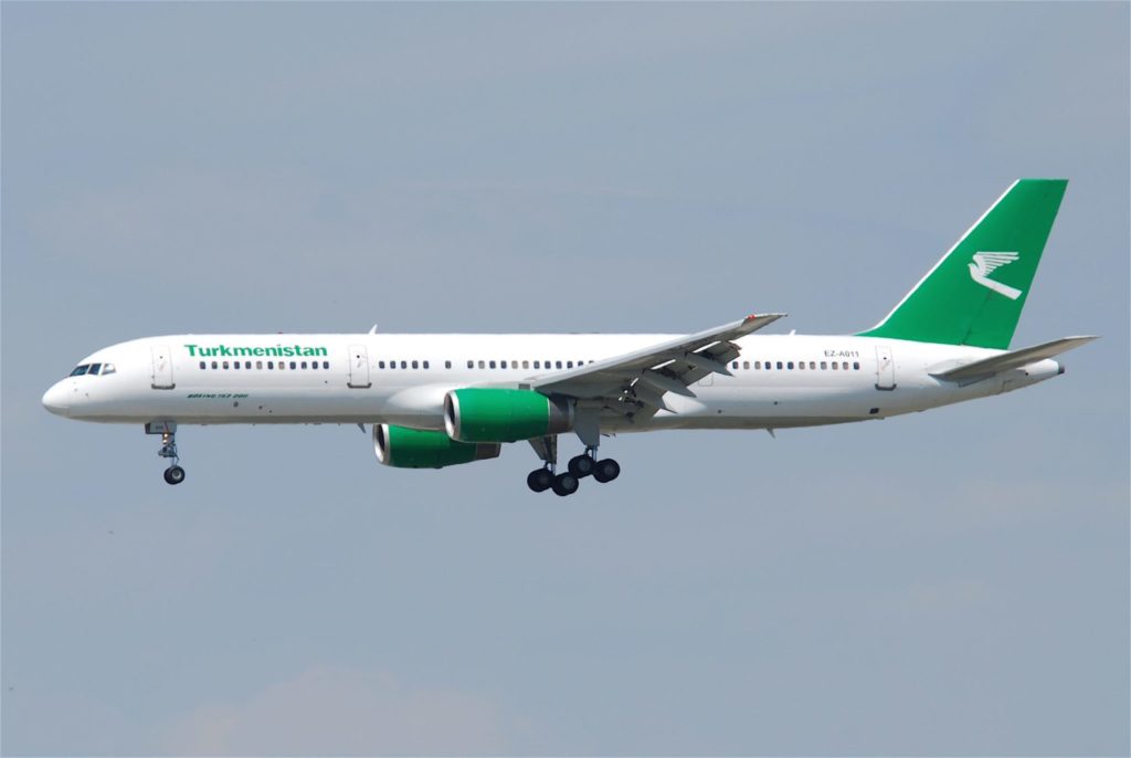 Turkmenistan Airlines Boeing 757-200 (Image: Aero Icarus CC BY-SA2.0)