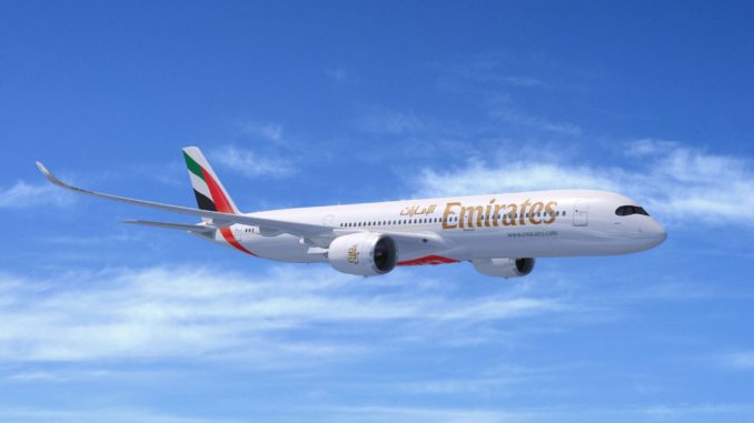 Emirates A350-900 Artists Impression (Image: Airbus)