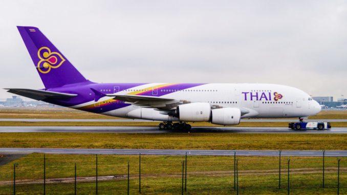 A Thai Airways A380 at Frankfurt Airport (Image: Aviation Media Co.)