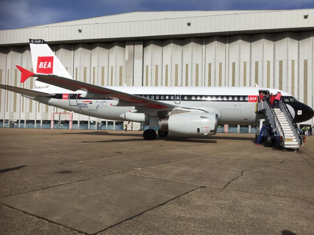 G-EUPJ in her BEA livery at Heathrow (Image: Jamie Woodhouse-Wright/Aviation Media Co.)