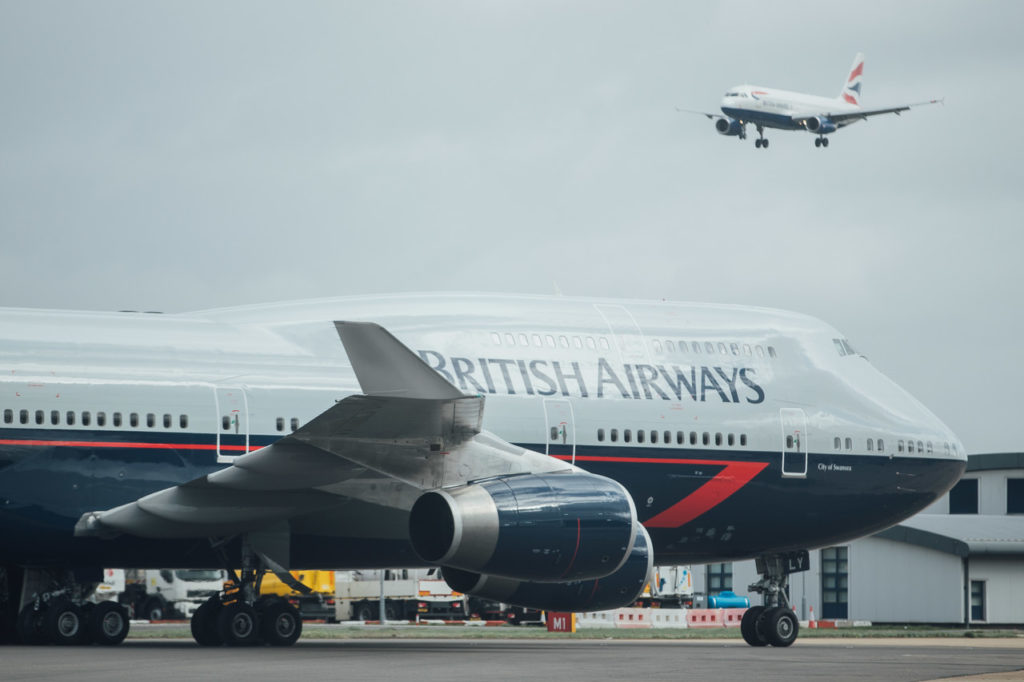 British Airways 747 in Landor livery arrives at London Heathrow on 09 March 2019.  (Picture by Nick Morrish/British Airways)