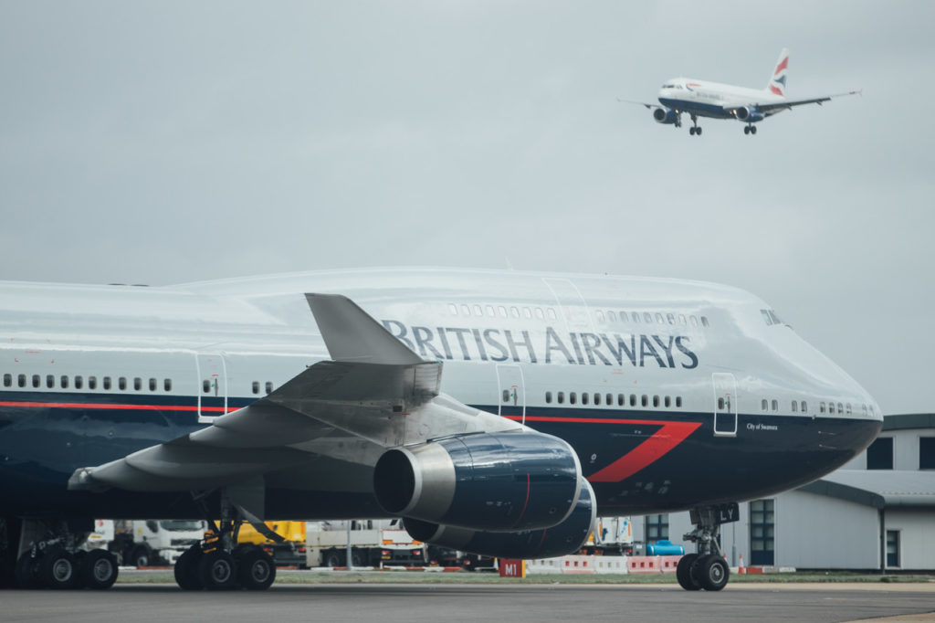 British Airways 747 in Landor livery arrives at London Heathrow on 09 March 2019. (Picture by Nick Morrish/British Airways)